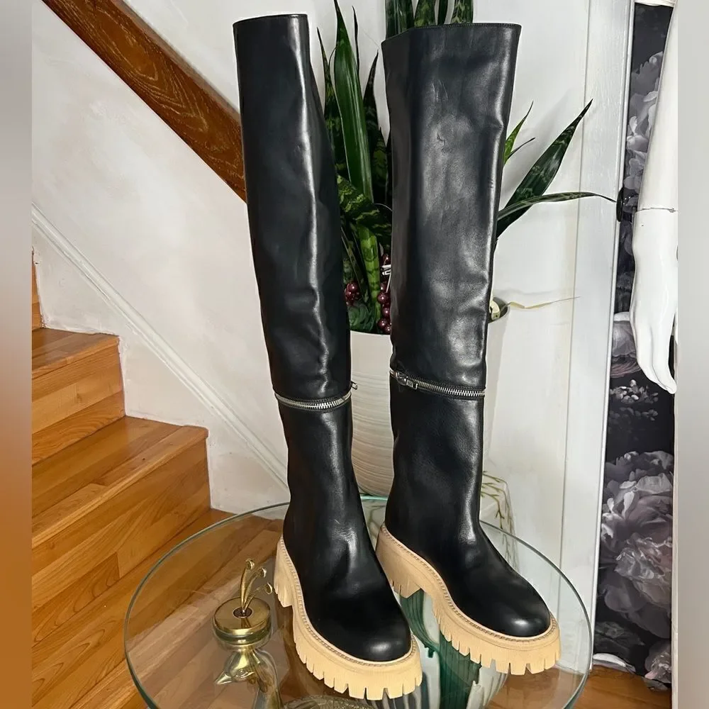 Free People Ziggy Zip Off Over the Knee Boots
